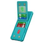 For Samsung Galaxy S24 FE 5G Vertical Flip Card Bag Holder Leather Phone Case(Cyan Green) - 2