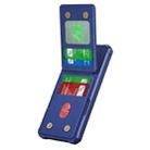 For Samsung Galaxy S24 FE 5G Vertical Flip Card Bag Holder Leather Phone Case(Dark Blue) - 2