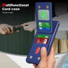 For Samsung Galaxy S24 FE 5G Vertical Flip Card Bag Holder Leather Phone Case(Dark Blue) - 3
