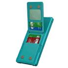 For Samsung Galaxy S25 Ultra 5G Vertical Flip Card Bag Holder Leather Phone Case(Cyan Green) - 2