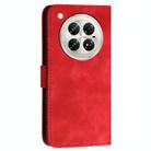 For Infinix Zero 40 4G / Zero 40 5G YX0080 Grid Butterfly Embossed Pattern Flip Leather Phone Case with Lanyard(Red) - 3