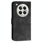 For Infinix Zero 40 4G / Zero 40 5G Grid Butterfly Embossed Pattern Leather Phone Case with Lanyard(Black) - 3