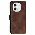 For Tecno Pova 6 Neo 5G / Spark 30 5G Grid Butterfly Embossed Pattern Leather Phone Case with Lanyard(Coffee) - 3