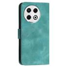 For Tecno Spark 30 Pro 4G Grid Butterfly Embossed Pattern Leather Phone Case with Lanyard(Light Blue) - 3