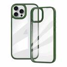 For iPhone 15 Pro Gold Shield 2 in 1 PC + TPU Shockproof Phone Case(Green) - 1