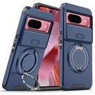 For Google Pixel 9 / 9 Pro Sliding Camshield Ring Holder Phone Case(Blue) - 1