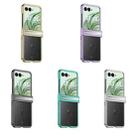 For Motorola Razr 50 Ultra Three Parts 6D Electroplating PC Shockproof Phone Case(Silver) - 2