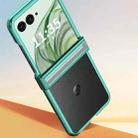 For Motorola Razr 50 Ultra Three Parts 6D Electroplating PC Shockproof Phone Case(Green) - 3