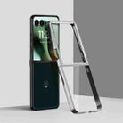 For Motorola Razr 60 Ultra 6D Electroplating PC Shockproof Phone Case(Silver) - 1