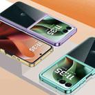 For Motorola Razr 60 Ultra 6D Electroplating PC Shockproof Phone Case(Silver) - 3