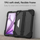 For iPad Air 11 2024 / Air 2022 10.9 RedPepper Tri-Defense TPU Hybrid PC Tablet Case(Black) - 2