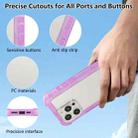 For iPhone 16 Pro Transparent Matte TPU Hybrid PC 3-in-1 Phone Case(Purple) - 3