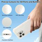 For iPhone 16 Pro Transparent Matte TPU Hybrid PC 3-in-1 Phone Case(White) - 3