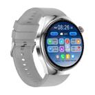 LEMFO LF38 1.6 inch IPS Screen Silicone Strap Smart Watch Supports Blood Oxygen Monitoring(Silver) - 3