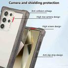 For Samsung Galaxy S24 5G Transparent Matte TPU Hybrid PC 3-in-1 Phone Case(Grey) - 2