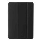 For Huawei Matepad SE 11 2024 Clear Acrylic 3-Fold Leather Tablet Case(Black) - 2