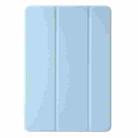 For Huawei Matepad SE 11 2024 Clear Acrylic 3-Fold Leather Tablet Case(Ice Blue) - 2