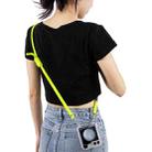 For Samsung Galaxy Z Flip5 GKK Airbag Hinge Full Coverage Phone Case with Crossbody Rope(Yellow) - 3