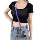 For Samsung Galaxy Z Flip4 GKK Airbag Hinge Full Coverage Phone Case with Crossbody Rope(Purple) - 3