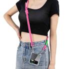 For Samsung Galaxy Z Flip3 GKK Airbag Hinge Full Coverage Phone Case with Crossbody Rope(Pink) - 2