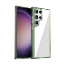 For Samsung Galaxy S23 Ultra 5G Ice Transparent Series TPU + PC + Acrylic Hybrid Phone Case(Green) - 1
