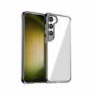 For Samsung Galaxy S23+ 5G Ice Transparent Series TPU + PC + Acrylic Hybrid Phone Case(Black) - 1