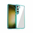 For Samsung Galaxy S23+ 5G Ice Transparent Series TPU + PC + Acrylic Hybrid Phone Case(Blue) - 1