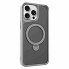 For iPhone 16 Pro Max Invisible Fulcrum Holder MagSafe Phone Case(Grey) - 1