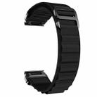 26mm Loop Nylon Watch Band(Black) - 3