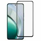 For vivo Y200 Full Glue 9H HD 3D Curved Edge Tempered Glass Film(Black) - 1