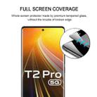 For vivo T2 Pro 5G 25pcs Full Glue 9H HD 3D Curved Edge Tempered Glass Film(Black) - 3