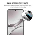 For vivo V50 25pcs Full Glue 9H HD 3D Curved Edge Tempered Glass Film(Black) - 3