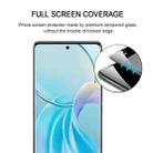 For vivo Y300+ 25pcs Full Glue 9H HD 3D Curved Edge Tempered Glass Film(Black) - 3