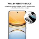 For vivo Y300 Pro 25pcs Full Glue 9H HD 3D Curved Edge Tempered Glass Film(Black) - 3