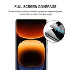 For vivo iQOO 13 Edge Glue 9H HD 3D Curved Edge Tempered Glass Film(Black) - 3