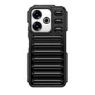 For Xiaomi Poco M6 4G Capsule Series Candy Color TPU Phone Case(Black) - 1