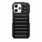 For Redmi Note 12R Capsule Series Candy Color TPU Phone Case(Black) - 1