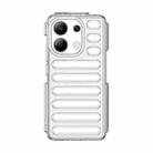 For Redmi Note 13 4G Global Capsule Series Candy Color TPU Phone Case(Transparent) - 1