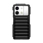 For Redmi Note 13R Pro Capsule Series Candy Color TPU Phone Case(Black) - 1