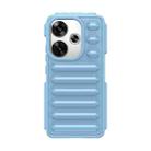 For Redmi Turbo 3 Capsule Series Candy Color TPU Phone Case(Blue) - 1