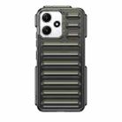 For Redmi 12 4G Capsule Series Candy Color TPU Phone Case(Transparent Grey) - 1