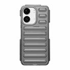 For Redmi 13C 4G Capsule Series Candy Color TPU Phone Case(Transparent Grey) - 1