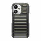 For Redmi 13C 5G Capsule Series Candy Color TPU Phone Case(Transparent Grey) - 1