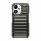 For Redmi 13R Capsule Series Candy Color TPU Phone Case(Transparent Grey) - 1