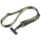 B1 Nylon Webbing Anti-lost Mobile Phone Long Lanyard(Green) - 1