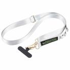 B1 Nylon Webbing Anti-lost Mobile Phone Long Lanyard(Grey) - 1