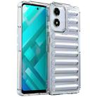 For Motorola Moto G24 Power Capsule Series Candy Color TPU Phone Case(Transparent) - 1