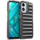 For Motorola Moto G24 Capsule Series Candy Color TPU Phone Case(Transparent Grey) - 1