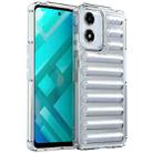 For Motorola Moto G24 Capsule Series Candy Color TPU Phone Case(Transparent) - 1