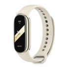 For Xiaomi Smart Band 9 / 8 MIJOBS Metal Buckle Solid Color Silicone Watch Band(Grey) - 1